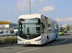 Irizar ie bus im Test­einsatz bei den Graz Linien (Herbst&nbsp;2020)