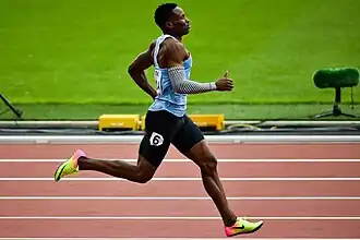 Isaac&nbsp;Makwala aus Botswana kam auf den sechsten&nbsp;Platz