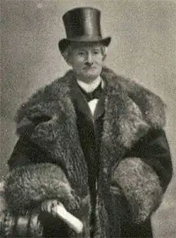Regisseur und Schauspieler Fredrik Smitt, Schweden (1860)