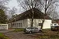 Rückseite der Fahrzeughallen