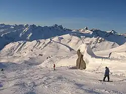 Piste Richtung Ischgl