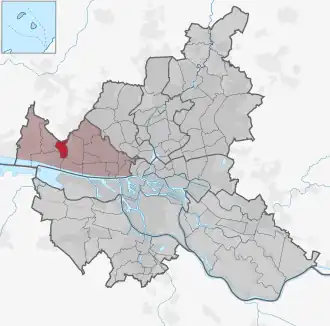 Lage in Hamburg