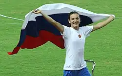 Die in diesen Jahren dominierende Jelena Issinbajewa feierte ihren erneuten&nbsp;Sieg