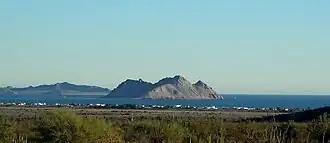 Blick auf die Isla del Alcatraz und Kino Nuevo