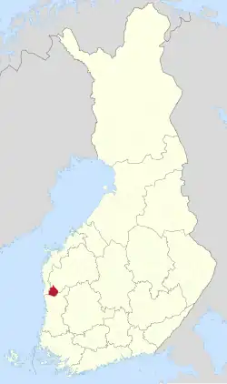 Lage von Isojoki in Finnland