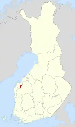 Lage von Isokyrö in Finnland