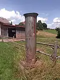 Frostsicher isolierte Teilsäule in Ruppenmanklitz Ried, Weiler-Simmerberg