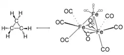 Isolobalanalogie Cyclopropan und Trieisendodecacarbonyl