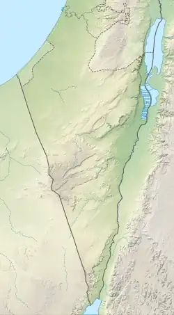 Reliefkarte: Israel Süd