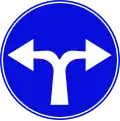 208 Vorgeschriebene Fahrtrichtung – rechts oder links