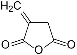 Strukturformel von Itaconsäureanhydrid