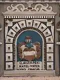 Wappen von Claus Peccatel (18. Jh.) in der Kirche Ivenack