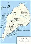 US-Karte zur Operation Detachment