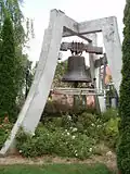 Separate Glocke der Kirche