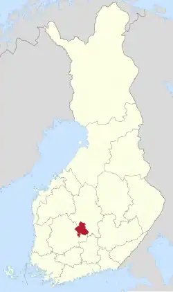 Lage von Jämsä in Finnland