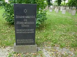 Gedenkstein auf dem Jüdischen Friedhof Bützow