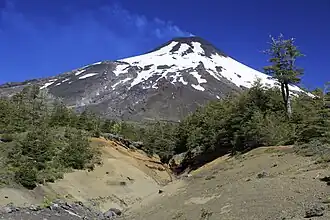 Der Vulkan Villarrica südlich von Pucón