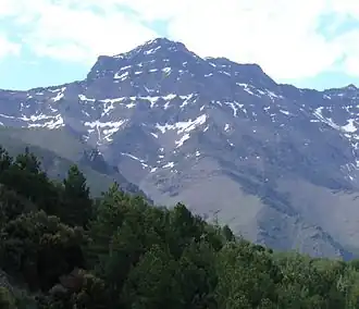 Alcazaba vom Sträflingsabhang aus gesehen