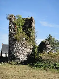 Überreste der mittelalterlichen Burg