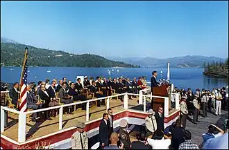Einweihung 1963 mit John F. Kennedy