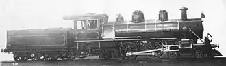 Nippon Tetsudō Nr. 506 (später JNR Nr. 6600). Werksaufnahme Baldwin