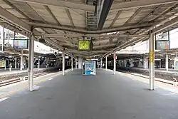 Bahnsteig Takasaki-Linie