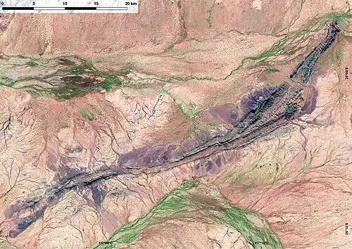 Satellitenbild (Landsat 5, Echtfarben)
