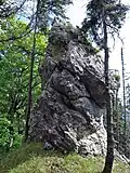 Felsturm vor dem Gipfel