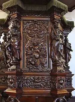 Detail der Kanzel