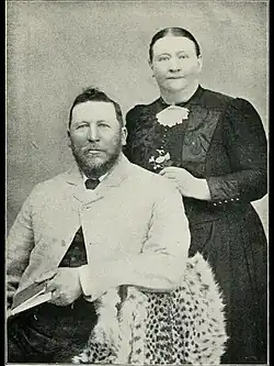 Die Eltern von Jan Smuts, Jacobus und Catharina Smuts, Aufnahme von 1893
