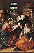 Christus bei Maria und Martha von Jacopo Tintoretto