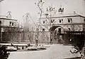 Küchenbau rechts neben dem Stallbau (Foto Hermann Günther, 1874)