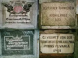 Widmungen am Jahndenkmal