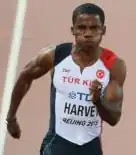 Jak Ali Harvey Rang vier in 10,16&nbsp;s
