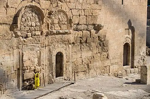 Ruinen der Sankt-Jakobskirche in Nusaybin, dem früheren Nisibis
