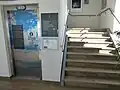 Erdgeschoß mit Aufzug und Treppenaufgang