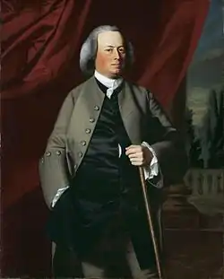James Warren, amerikanischer Politiker, Öl auf Leinwand