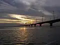 Brücke am Spätabend