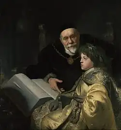 Der jugendliche Prinz Karl Ludwig mit seinem Tutor Volrad von Plesse, 1631