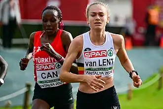 Jana Van Lent bei den Crosslauf-Europameisterschaften 2024 in Antalya