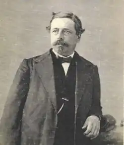 Die beiden Gestalter des neuen Parks: Gustave Delchevalerie (1841–1899) und Jean-Pierre Barillet-Deschamps (1824–1873)