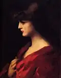Die Frau in Rot