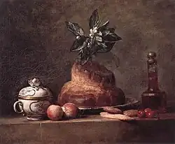 Jean Siméon Chardin: Die Brioche, 1763, Louvre, Paris