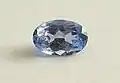 Blauer Jeremejewit, 0,80&nbsp;ct, aus Namibia