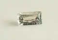 Schwach grünlicher Jeremejewit, 0,93&nbsp;ct, aus Namibia