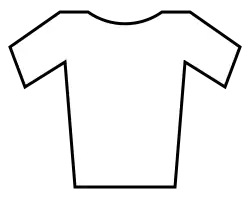 Weißes Trikot