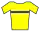 Gelbes Trikot mit blauem Balken
