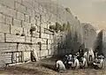 Klagemauer Jerusalem um 1860