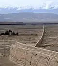Lanxin-Linie am Jiayuguan-Pass