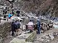 Besucher beim Fotografieren der Makaken